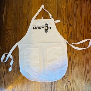 Official Book of Mormon cotton kitchen apron (rare/retired) 🧑🏻‍🍳